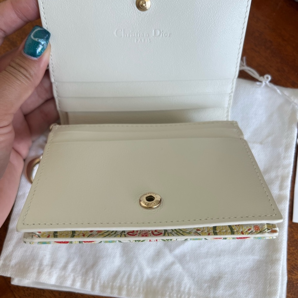 Dior Lady Dior Wallet- Multicolor Patterned - Picture 3 of 6